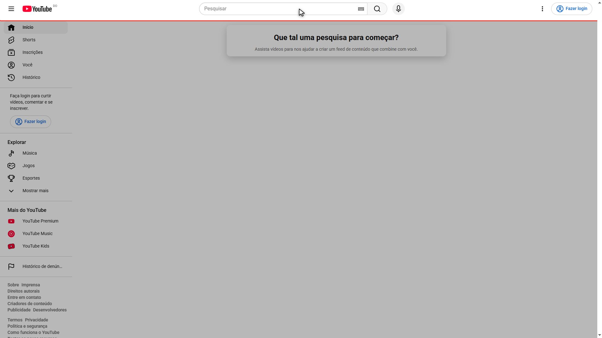 Pronto: YouTube em português